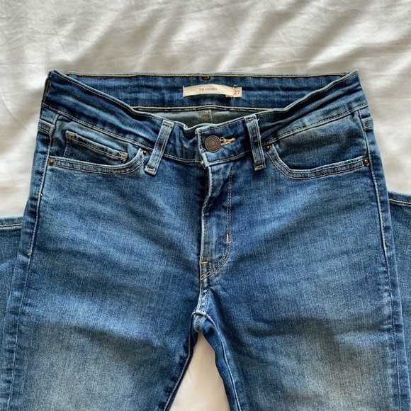 Levi's Skinny Jeans - Mid Rise Jeans - Levi's 711 - Size 27 (W27 L30) - Picture 3 of 4